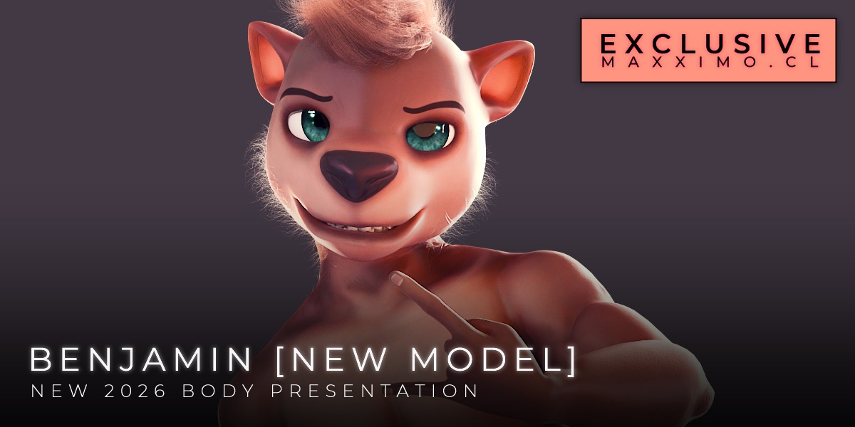 Benjamin [New Model 2026] - MAXXIMO | 3D FURRY ART